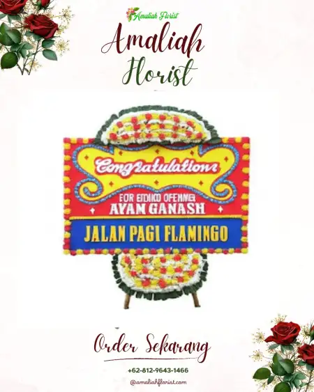 Sewa Papan Bunga Tunjungsekar